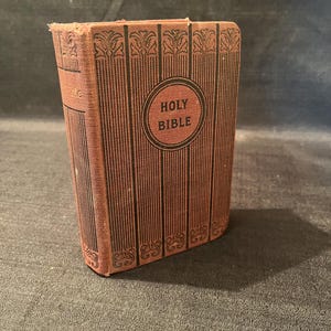 1907, The Holy Bible, American Bible Society, Antique Bible