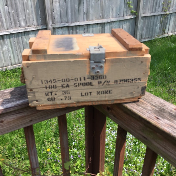 Wood Ammo Box Etsy