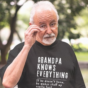 Personalized Grandpa Shirt. Customize for Dad, Papa, Gigi, Mom,Pop... etc. Funny Grandpa Gift Christmas  Birthday T-shirt.  Free Shipping