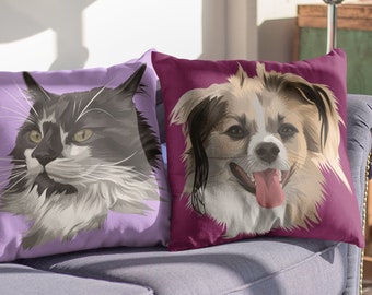 pet replica pillow