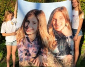 Peak Custom Photo Blanket Personalized With A Photo, Logo Or Design. Comfy Picture Blanket Also Great For Picnics And Beach. Free Shipping