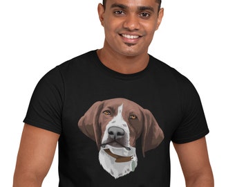 PEAK Custom Pet Portrait from Photo on T Shirt. Dog or Cat Portrait Personalized Tee Shirt is a Great Gift. Youth Sizes. FREE Shipping