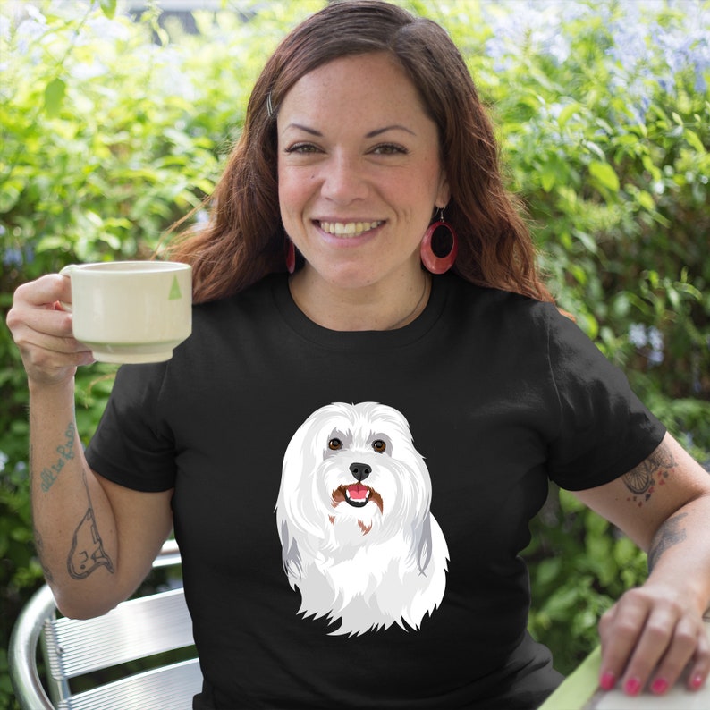 PEAK Custom Pet Portrait from Photo on T Shirt. Dog or Cat image 4