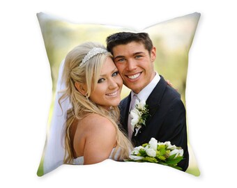 Foto Throw Pillow Almohada personalizada Almohada personalizada Regalo de boda, Regalo de aniversario, Regalos del Día de la Madre