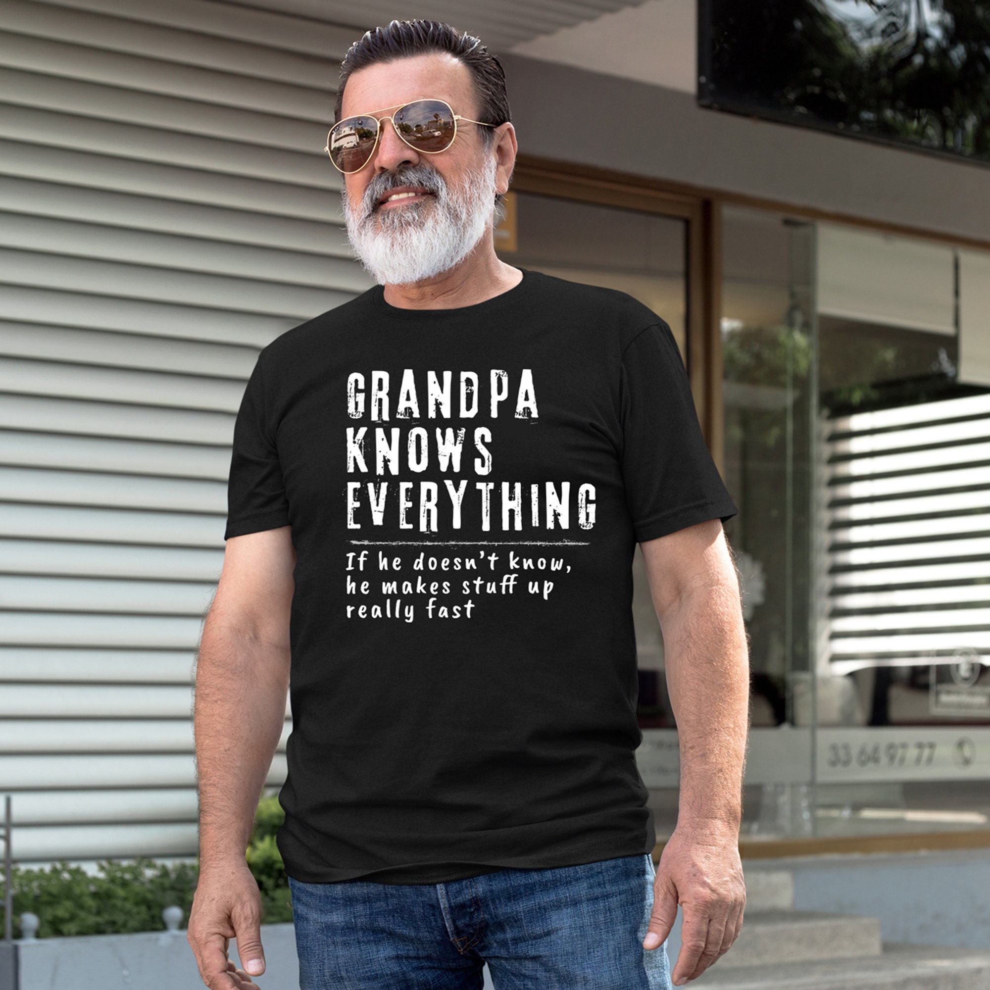 Personalized Grandpa Shirt for Papa Gigi Pop... Premium | Etsy