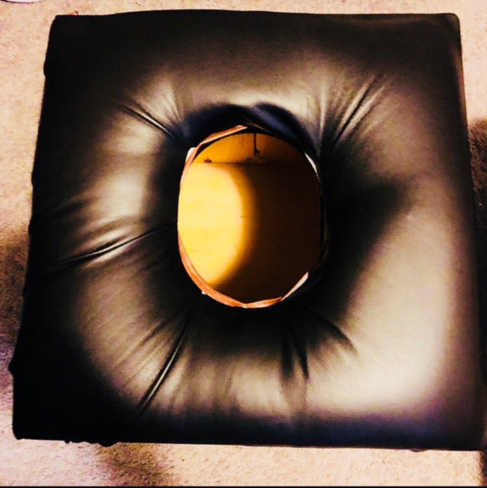 Yoni / Steam Seat w/ Cushion Yoni Chair/ Vaginal Steaming Box Etsy