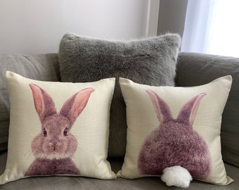 Bunny pillow | Etsy