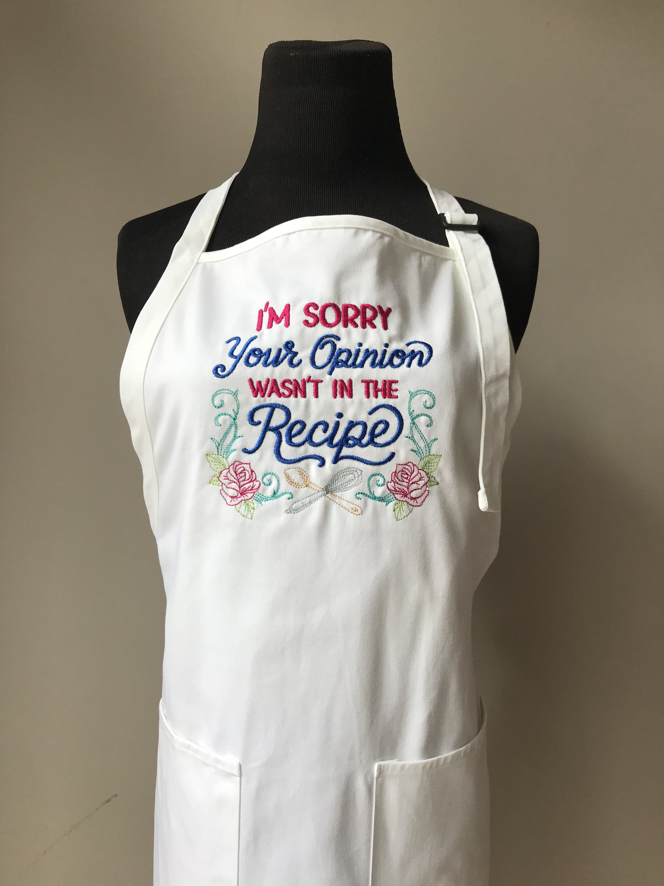 Your Opinion Wasn't in the Recipe Apron Mother's Day Etsy