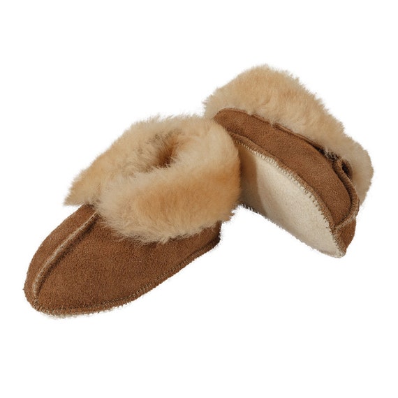 baby sheepskin booties