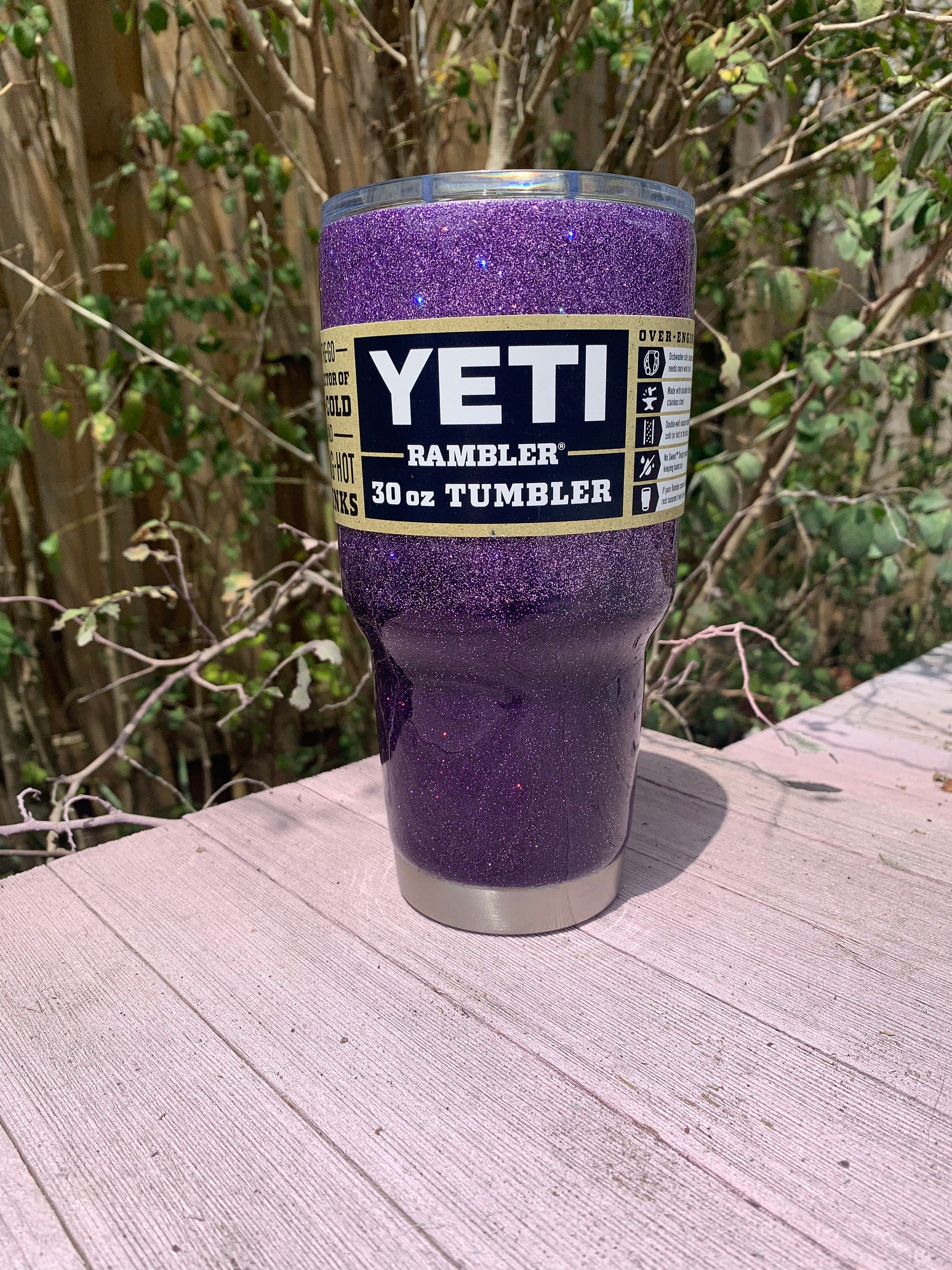 Purple Glitter Yeti