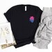 Bisexual Pride Shirt, Bi Heart TShirt, Bisexual Flag T Shirt, Bi Shirt for Her, BiSexual Pride Gifts, Bi Pride Gift, Pride Parade TShirt