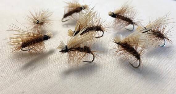 Elk Hair Caddis Natural Brown Size 16 Dry Fly Trout Etsy