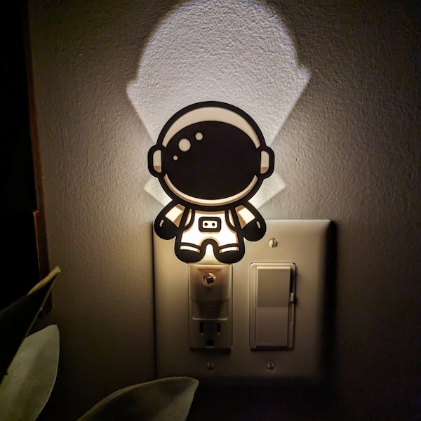 Astronaut Night Light for Nursery, Bedroom, or Bathroom - Perfect Gift for Baby or Child