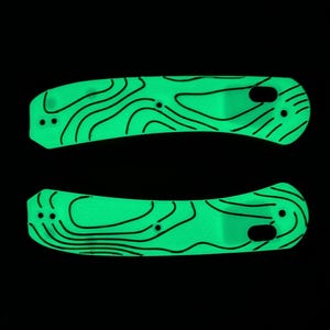 Knafs Lander 2 Scales - Glow-in-the-Dark - Topographic Map Pattern