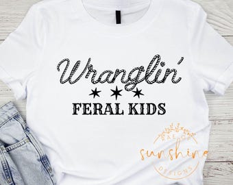 Wranglin’ feral kids png, wranglin mama png