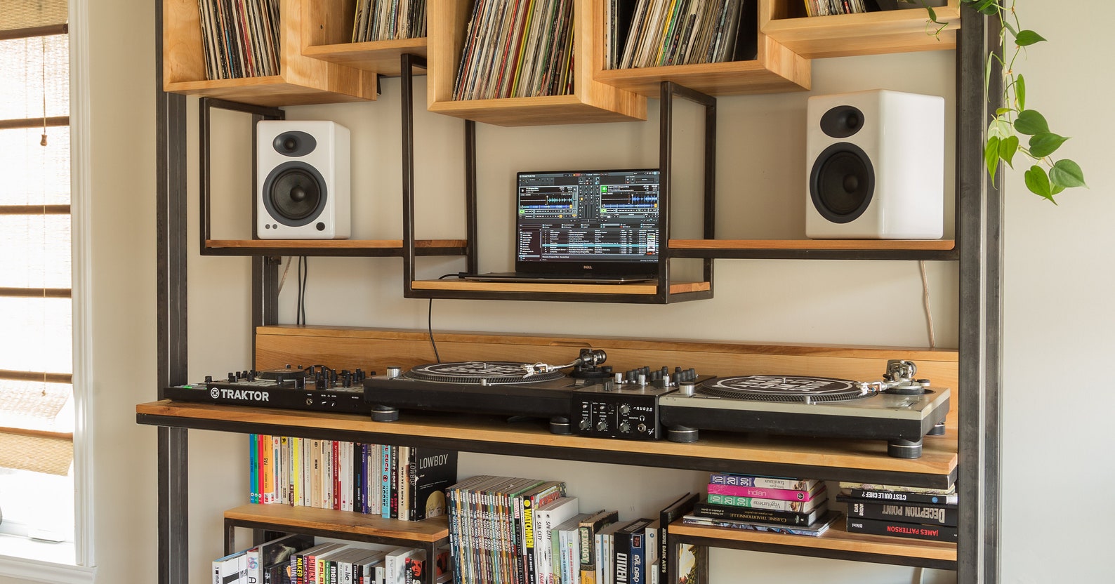 Library for DJs Platinum / Controler / Vinyl Records / Books Etsy