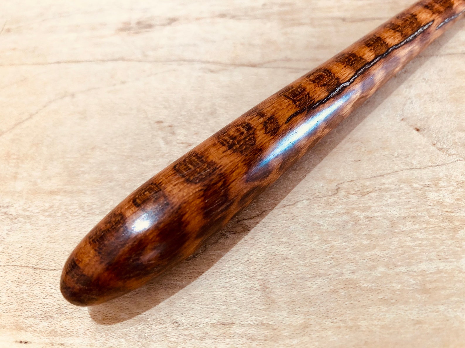 Snakewood Sigil Wand Etsy
