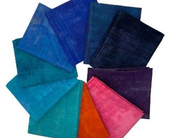 グランジ ファットクォーター バンドル「クレヨン」10枚入り 18インチ x 22インチ