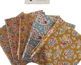 Tilda vintage "Rachel" Fat Quarter Bundle (5 pcs)