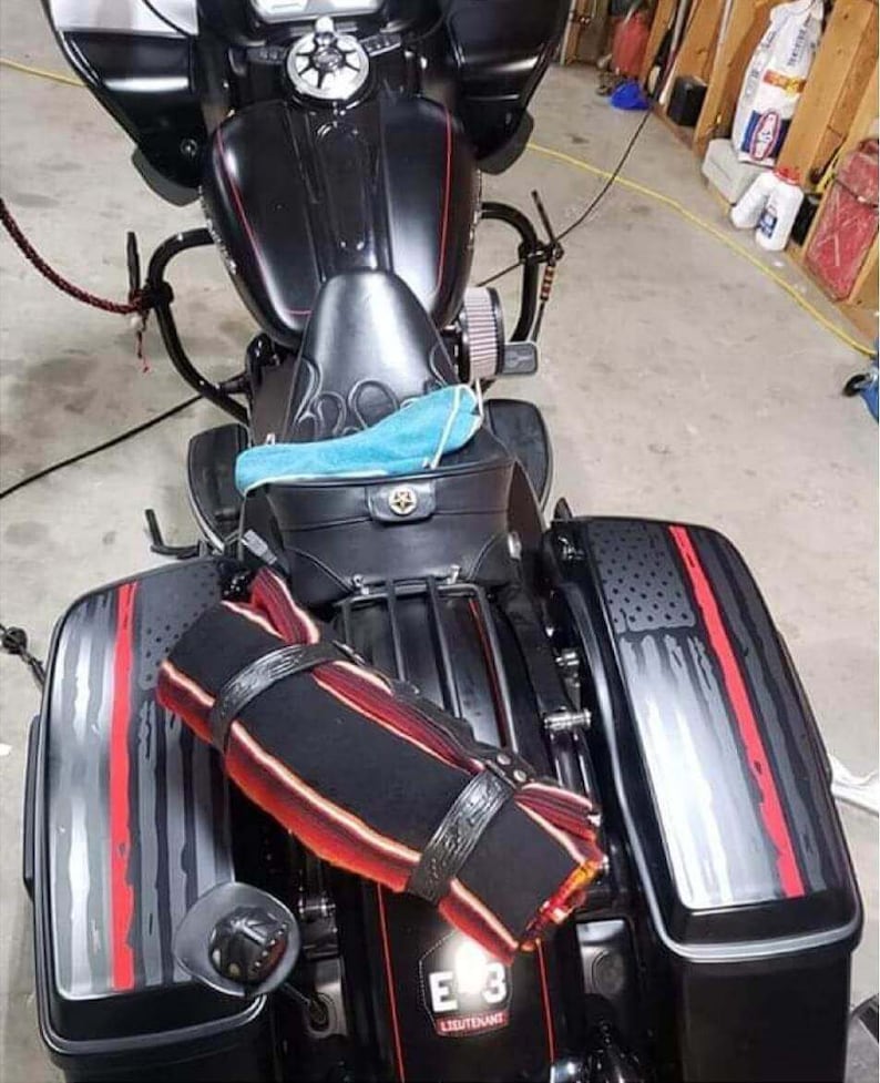 Harley Davidson Street Glide Saddlebag Lid Texas Flag Decals Etsy