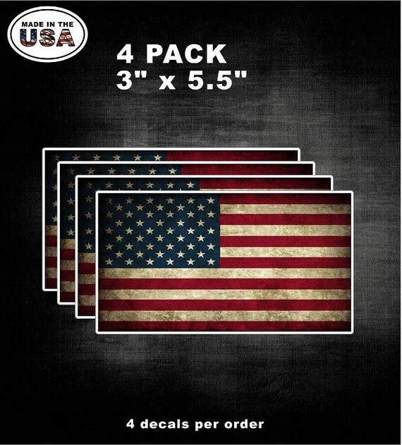2nd Amendment Right American Flag Printed Decal Window Decals Cup Sticker