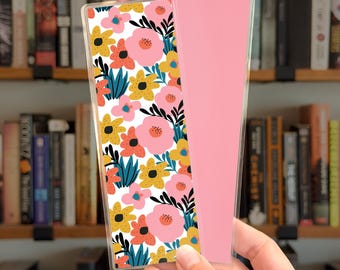 Bold Floral Bookmarks • 3 Designs • Modern Bookish Gift for Readers • by Nest & Note Print Co.