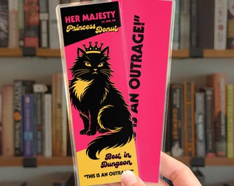 Princess Donut or New Achievement Bookmarks • Dungeon Crawler Carl Inspired Designs • by Nest & Note Print Co.