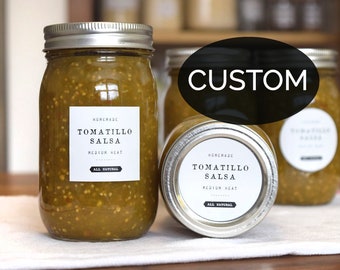 jam jar label etsy