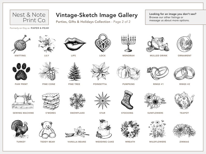 Vintage-Sketch Honey Labels • Personalized • Water and Oil Resistant • by Nest & Note Print Co. (Paper + Pear) image 10