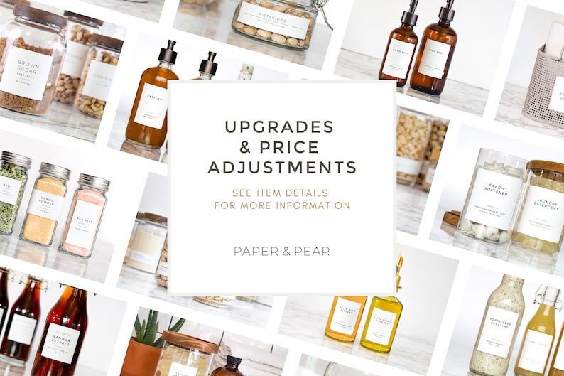 Order Upgrades & Price Adjustments - Etsy