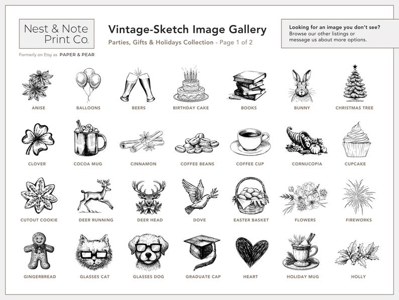 Vintage-Sketch Honey Labels • Personalized • Water and Oil Resistant • by Nest & Note Print Co. (Paper + Pear) image 9