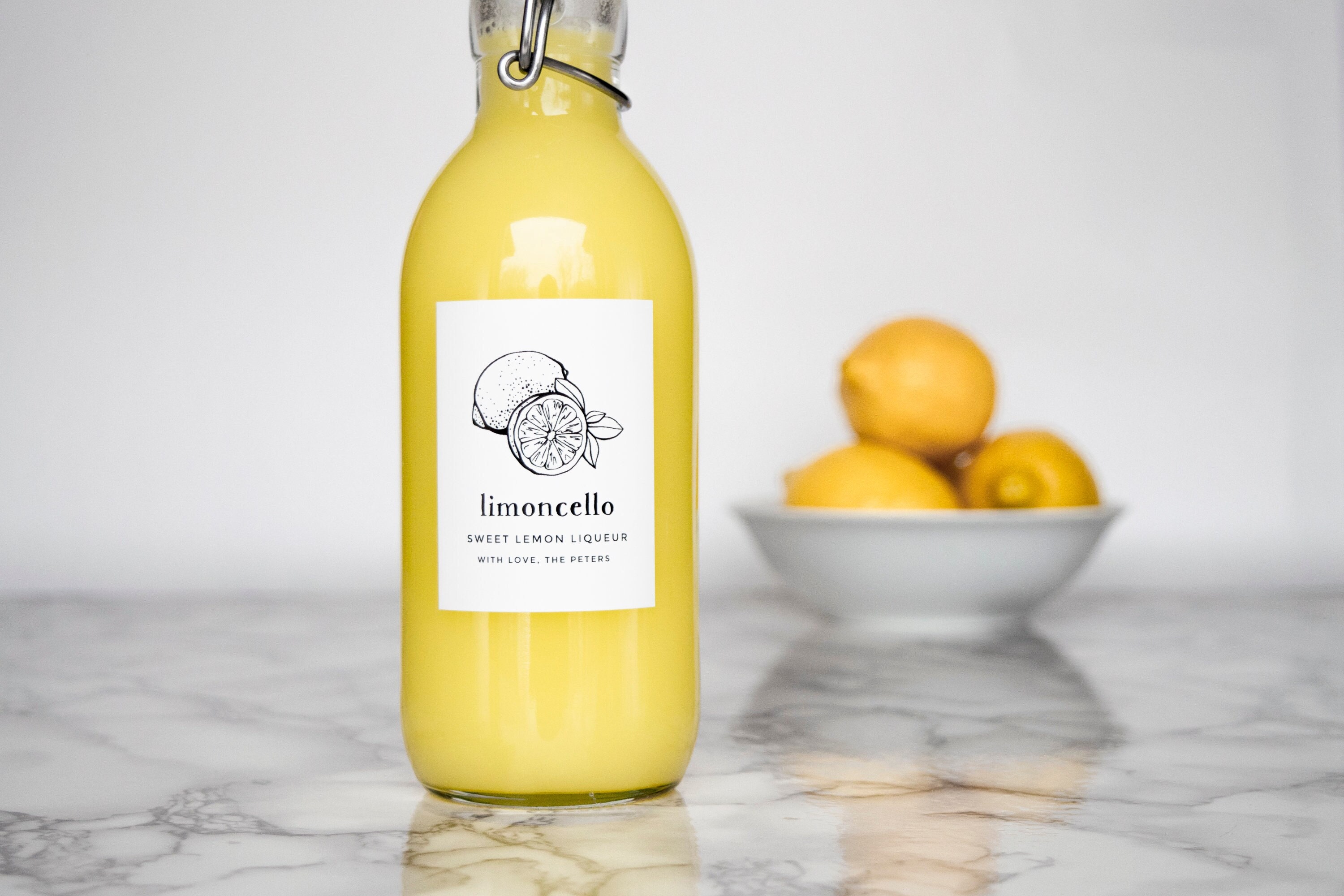 Mini Bouteille de Limoncello 10 cl - Epicerie italienne B11