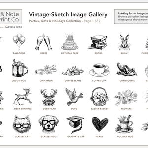 Vintage-Sketch Apple Product Labels • Custom Stickers for Packaging, Bottles, and Mason Jars • by Nest & Note Print Co. (Paper + Pear) zdjęcie 10