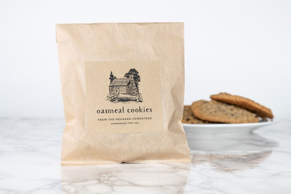 Vintage-Sketch Baked Goods Labels • Personalized • Water and Oil Resistant • by Nest & Note Print Co. (Paper + Pear)