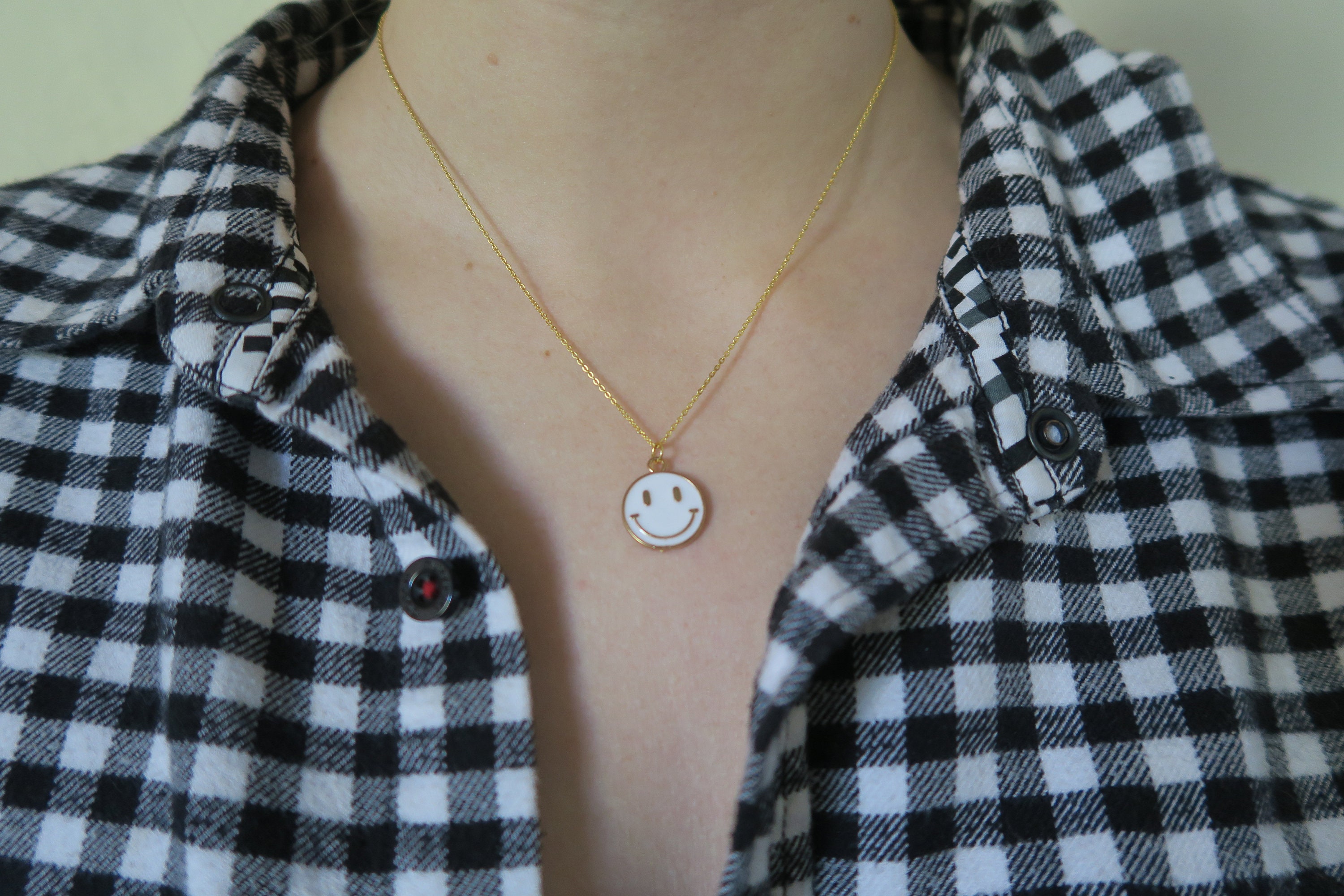 Smile Necklace Etsy