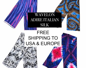 African prints ADIRE ITALIAN SATIN Bundle of 4 pieces 4 Yard each Limited stock Total 16 yards.