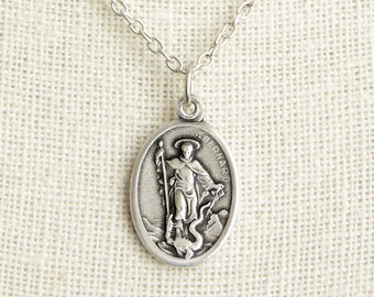 Saint Bernard Pendant Necklace or Keychain Choose Coin