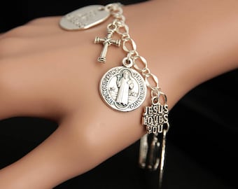 Authentic Tiffany & Co Sterling Silver Heart Tag Charm Bracelet 