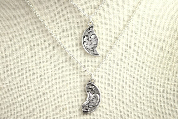 Charms for Bracelets and Necklaces Mizpah Charm With Lobster Claw Clasp