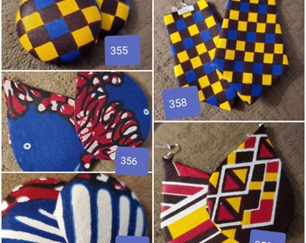 Fabric Earrings