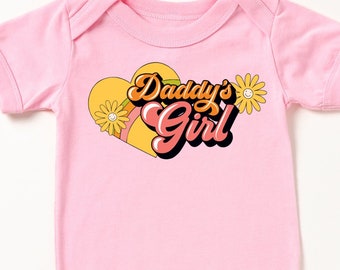 Daddy's Girl T-Shirt, Daddy's Girl Onesie®, Take Me Home Outfit, Foto-Requisiten für Neugeborene, Vatertagsgeschenk