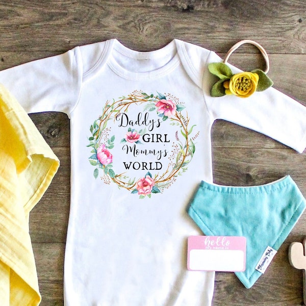 Daddy's Girl, Mommy's World: Newborn Sleep Gown for Precious Moments - Perfect Baby Shower Gift & Photo Props