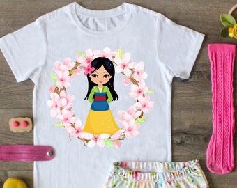 Princess Mulan Custom T Shirt