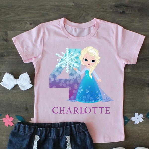 Frozen Birthday Elsa Shirt