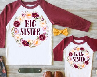 Big Sister Little Sister Shirts Set