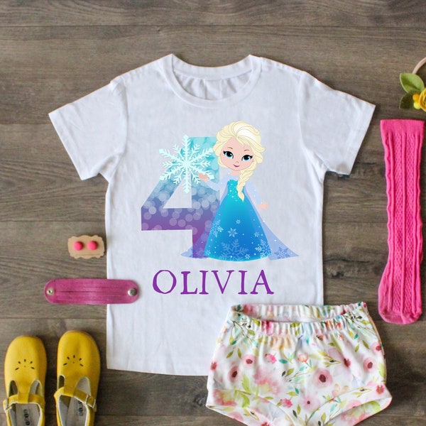 Frozen Birthday Elsa Shirt