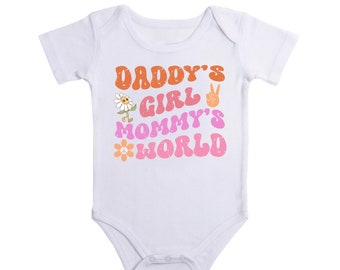 Daddy's Girl Mommy's World Onesie®