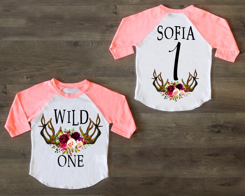 wild one shirt baby girl