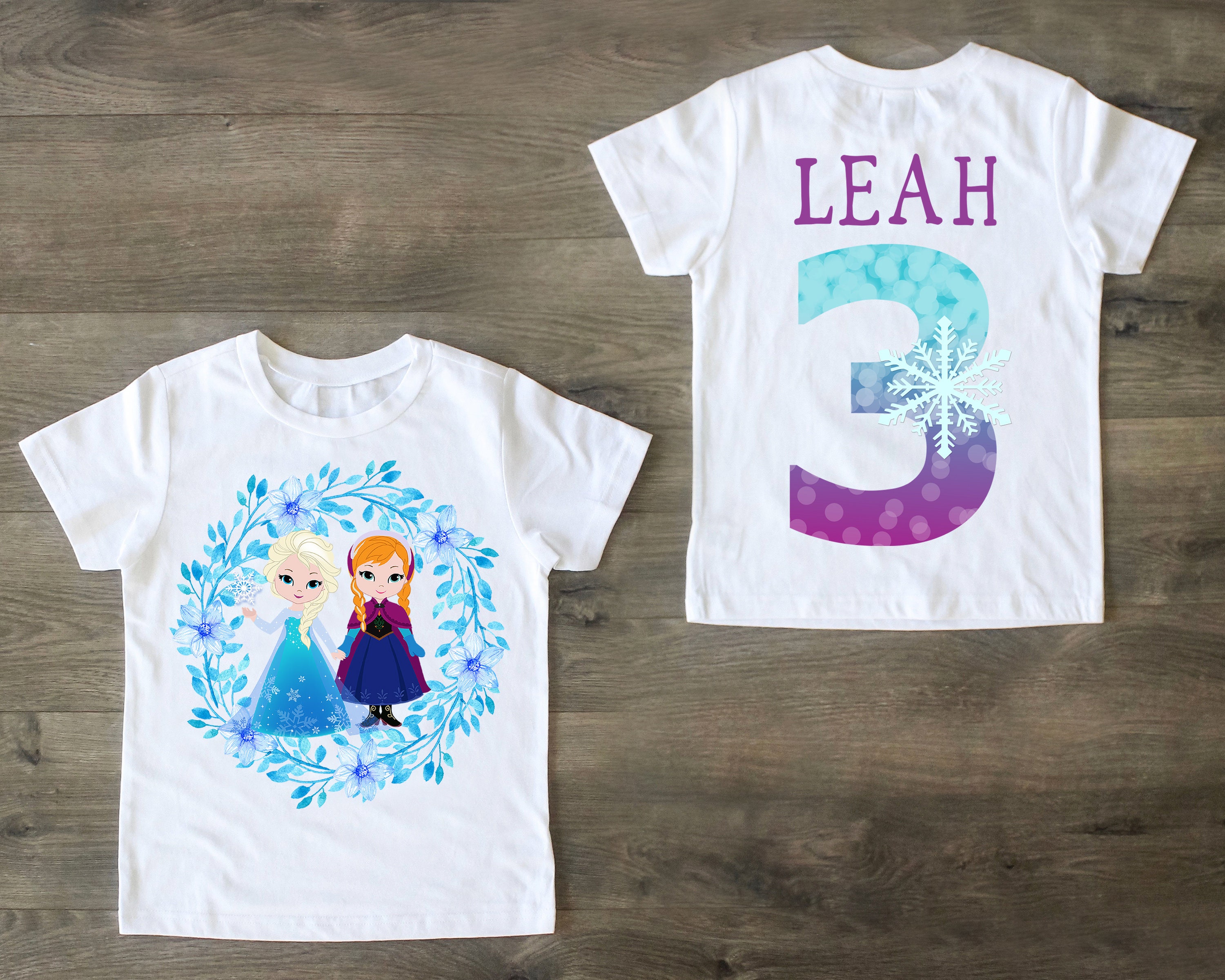 3rd birthday frozen shirt