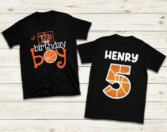 Basketball Birthday Boy Shirt